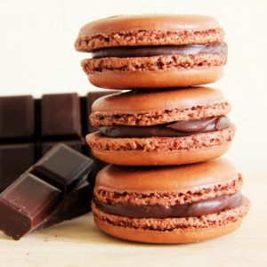 Печенье макарон, цвет капучино (крышечки), пара