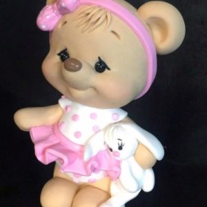 Силиконовый 3D молд "Мишка с зайкой"