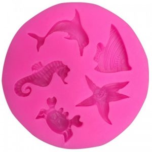 Молд силиконовый "Морской" 5,8*5,8 см.
