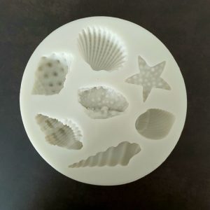 Молд силиконовый "Ракушки" 7 ячеек, 7,5 см.