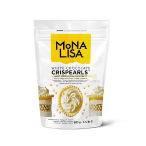 Белое шоколадное драже Crispearls White Chocolate, 50 гр.