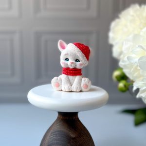 Молд силиконовый "Зайка в шапке"