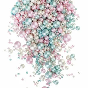 Драже рисовое в глазури красный блеск  №814, 25 гр.