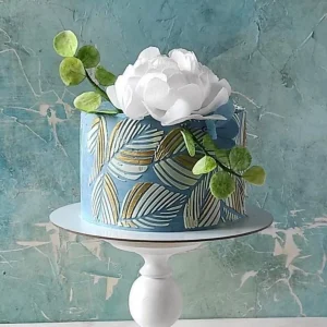 Трафарет для торта "Папоротник", 15*31 см.