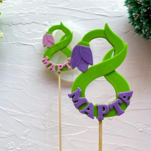 Молд силиконовый, "8 марта тюльпан"