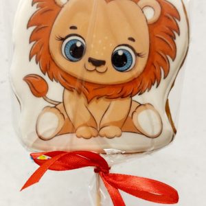 Пряник имбирный   "Львенок " , 9,5 *9 см.