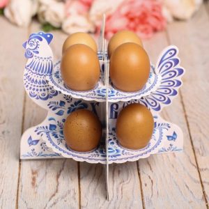 Пасхальная подставка на 8 яиц "Курочка".