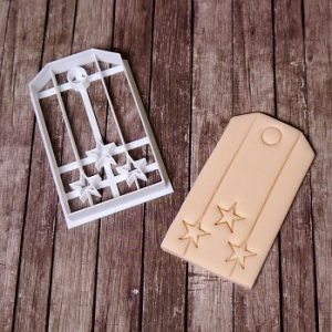 Вырубка с оттиском "Погон" 11*7 см.