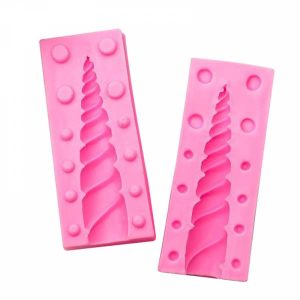 Молд силиконовый "Рог единорога" 3D для отливки.