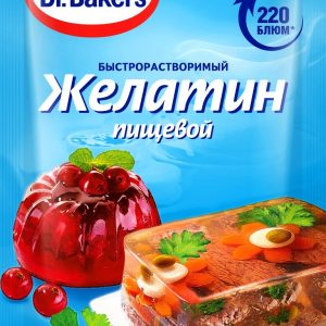 Желатин пищевой Dr.Bakers, 220 блюм, 10 гр.