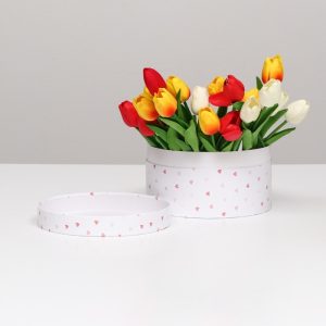 Коробка круглая «Амур», 21*11 см.