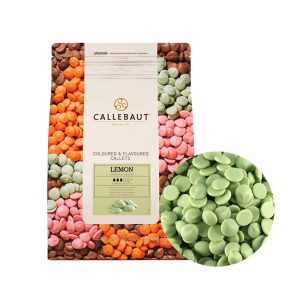 Зеленый шоколад Callebaut со вкусом лимона, Бельгия, 100 г.