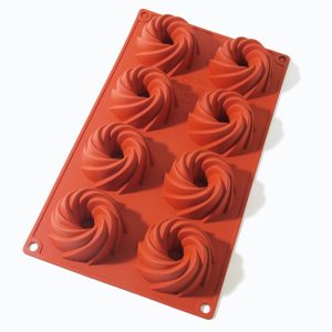 Форма силиконовая для муссовых пирожных "Завитушки"