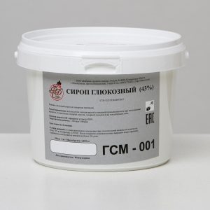 Сироп глюкозный 43%, 1 кг., ФСД, Россия