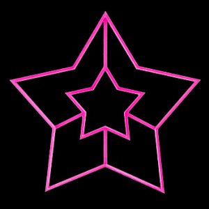 Форма для торта "Звезда", размер 22 см.