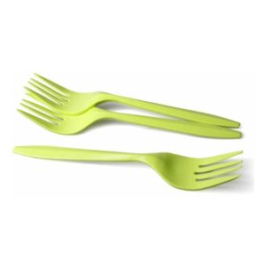 Вилка для бенто-торта из кукурузного крахмала, 15 см.