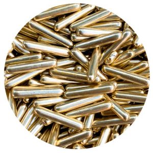 Посыпка MIXIE (Микси) "Волшебные палочки", ,желтое серебро, 25 гр.