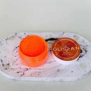 Краситель неоновый пищевой GLICAN, 10 гр. "Все дело в привычках" (оранжевые оттенки)