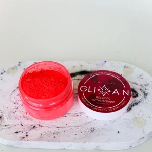Краситель неоновый пищевой GLICAN, 10 гр. "Все дело в стремлении" (красные оттенки)
