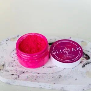 Краситель неоновый пищевой GLICAN, 10 гр. "Все дело в творчестве" (розовые оттенки)