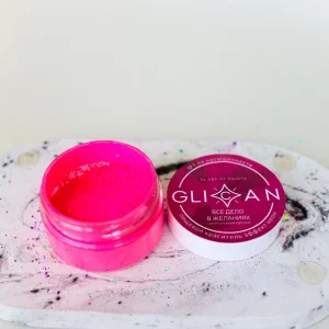 Краситель неоновый пищевой GLICAN, 10 гр. "Все дело в желаниях" (розовые оттенки)