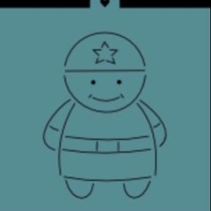 Вырубка + трафарет "Солдатик".