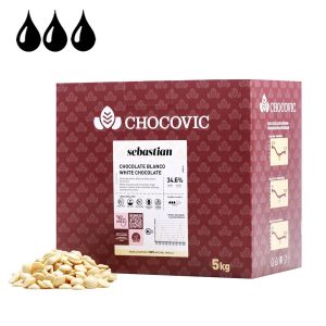 Белый шоколад Chocovic Sebastian 34,6%, 100 гр. (от Barry Callebaut)
