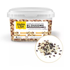 Шоколадная стружка мраморная (темный и белый шоколад), 50 гр. Callebaut, Бельгия