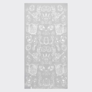 Пакет подарочный "Пасхальные зайчики", 20*40 см, 25 мкм.