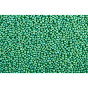 Посыпка шарики зеленые перламутровые, 2 мм., 50 гр.