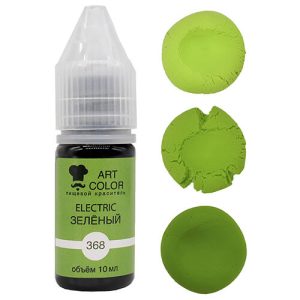 Краситель гелевый водорастворимый ART COLOR, ELECTRIC ЗЕЛЁНЫЙ.