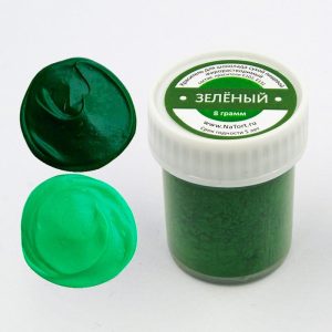 Краситель сухой жирорастворимый Зеленый, 8 г. Индия