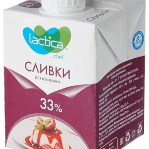 Сливки для взбивания Лактика LACTIKA 33%, 500 мл.