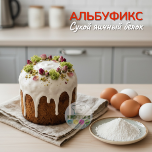 Альбуфикс смесь (обогащенный сухой яичный белок), 50 гр.