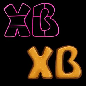 Набор вырубок для торта "ХВ", пластик 20 см