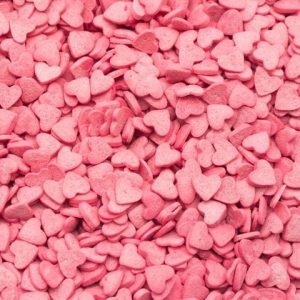 Посыпка фигурная, сердечки розовые МИНИ 4 мм., 50 гр.