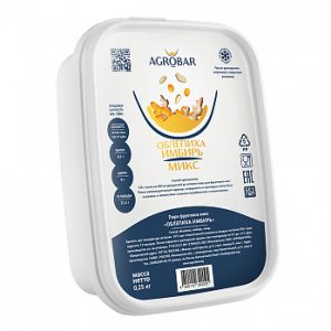 Пюре Agrobar Облепиха-имбирь, 250 гр.