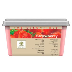 ПЮРЕ свежемороженое клубника THE ESSENTIALS 10% сахара 1 кг, RAVIFRUIT, ФРАНЦИЯ