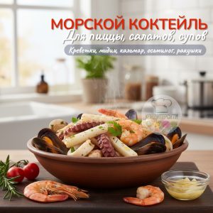 Морской коктейль замороженный, 1 кг., Китай