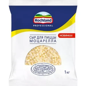 Сыр Hochland Professional Моцарелла для пиццы кубики нарезка, 1кг