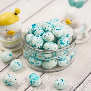 Драже шоколадное с миндалем «Яички голубые крапинки», 60 грамм