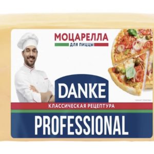 Сыр моцарелла брус Danke Professional ж40% 1кг