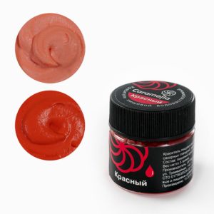 Краситель сухой водорастворимый  красный , 5 гр. Caramella