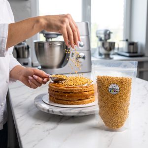Посыпка воздушный рис Doretta карамель 100 грамм, IRCA, ИТАЛИЯ)
