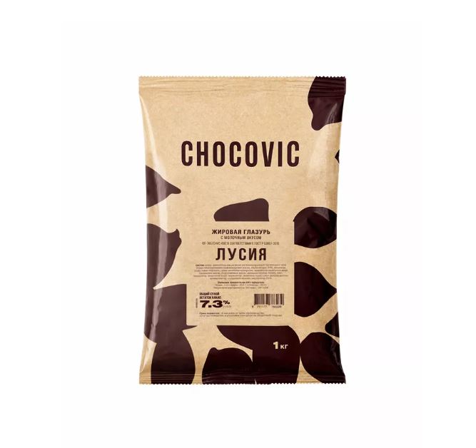 Глазурь Chocovic Лусия, молочная , диски, 100 г.